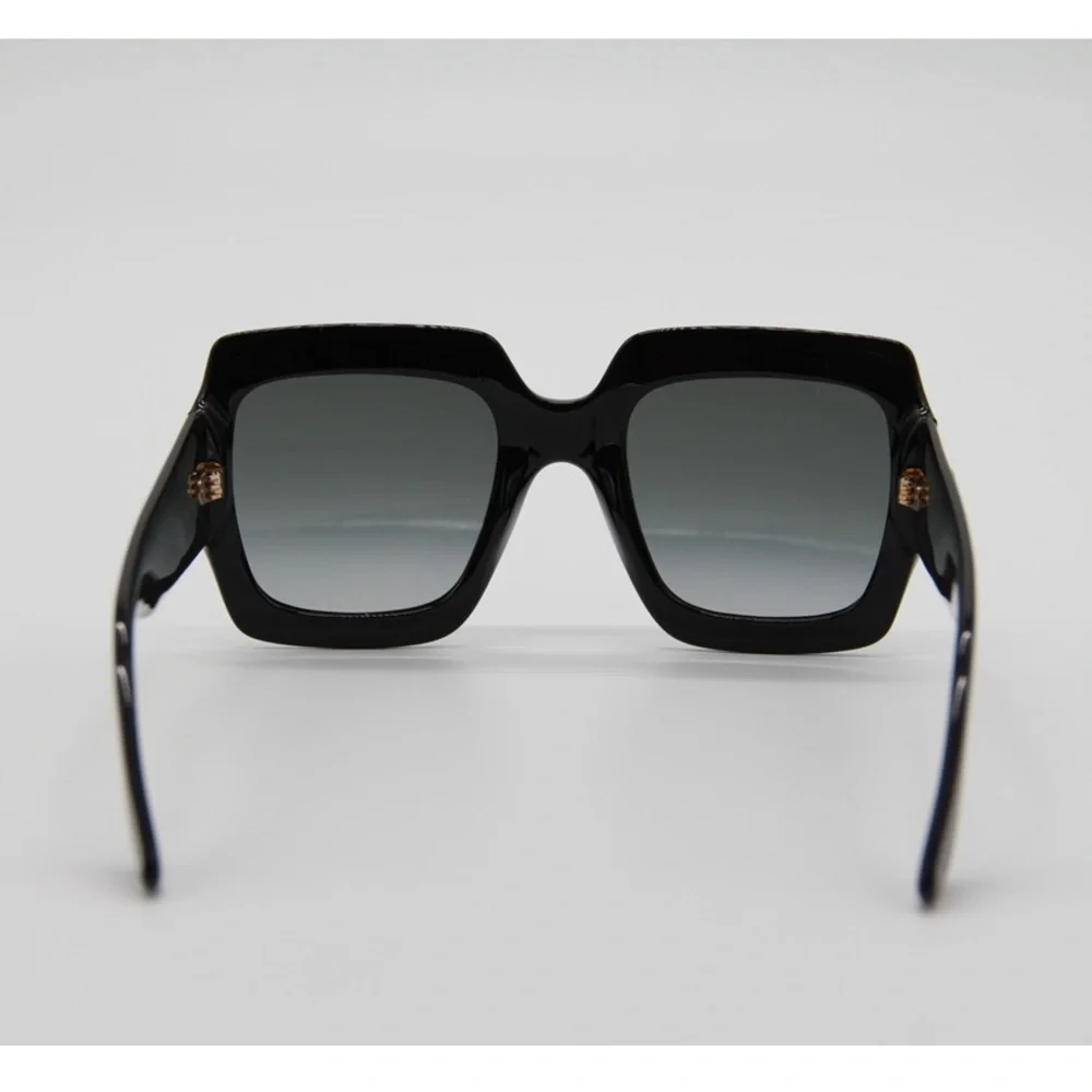 NEW GG0053SN 001 GUCCI WOMEN’S SUNGLASSES GG0053S 001 BLACK SUNGLASSES GG0053S - Picture 9 of 14